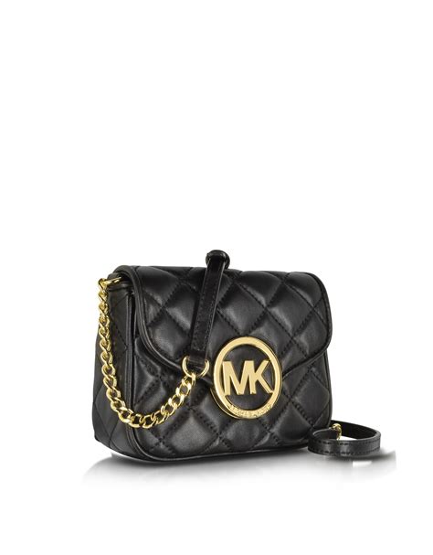 michael kors black quilted crossbody bag|Michael Kors extra small crossbody.